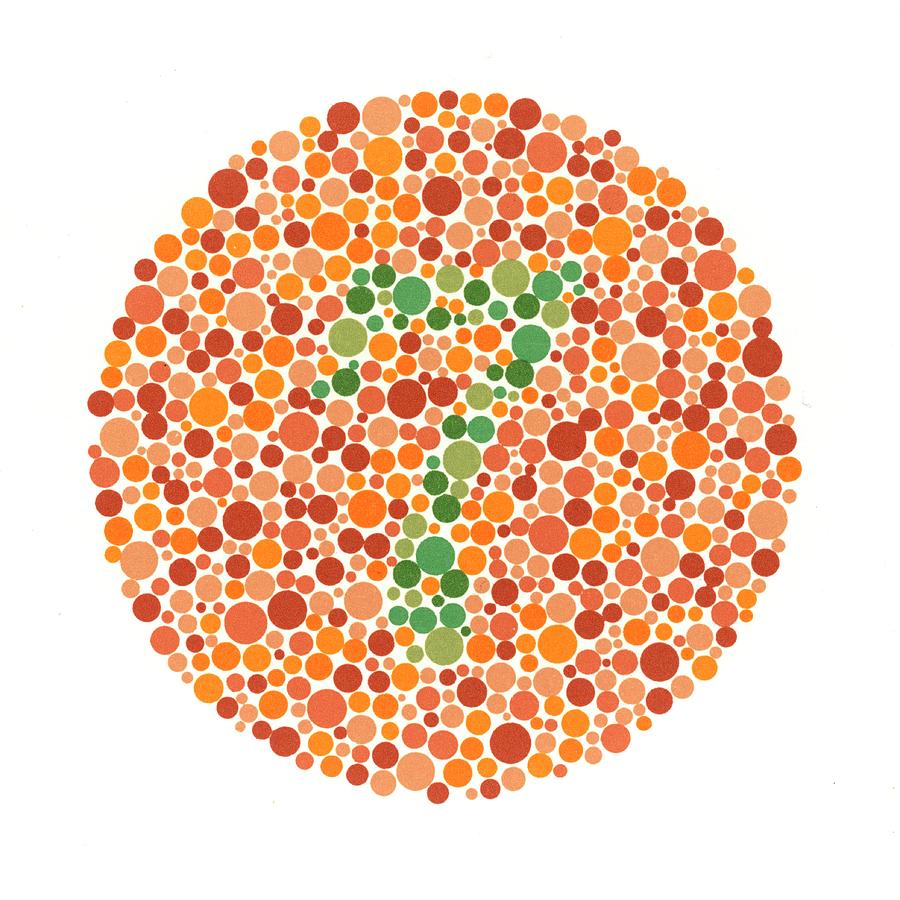 Colour Blindness Test #9 Photograph by Science Photo Library
