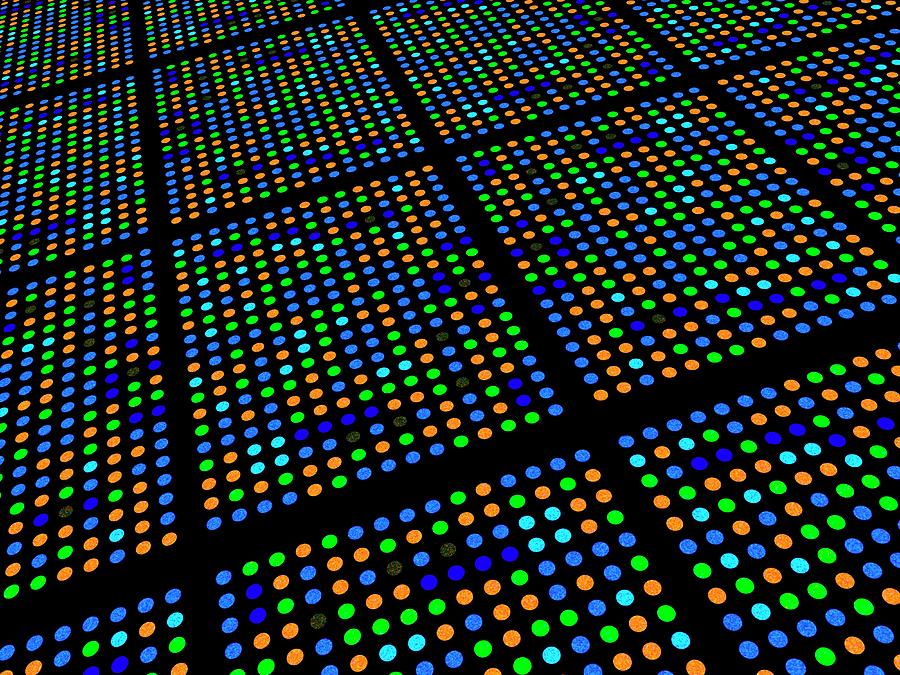 Dna Microarray #9 by Pasieka