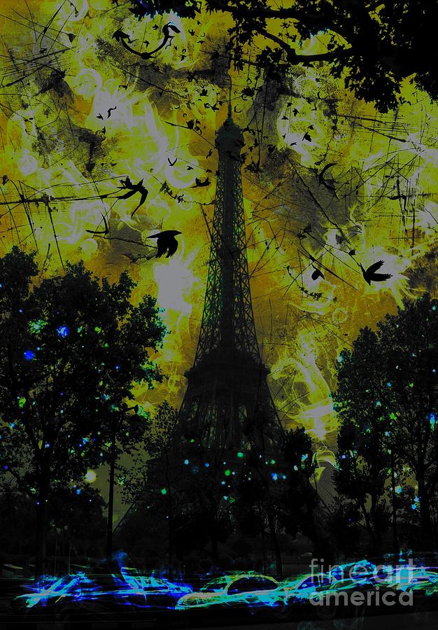 Eiffel Tower #9 Digital Art by Marina McLain