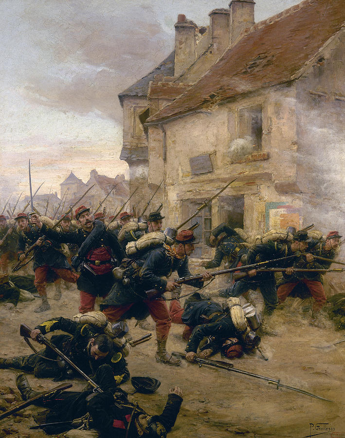 Franco-prussian War, 1870 #9 Painting by Granger
