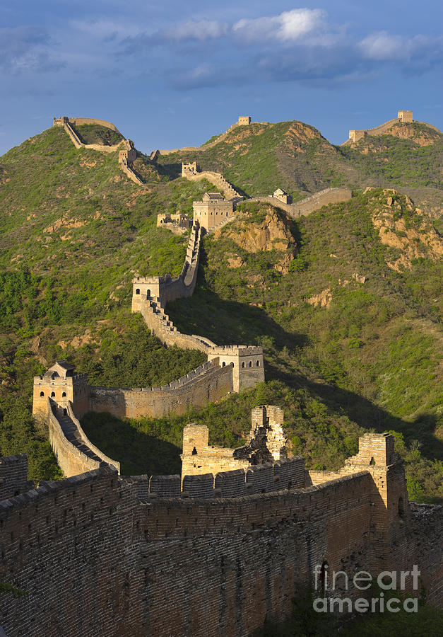 Mountain Photograph - Great Wall Of China #9 by John Shaw