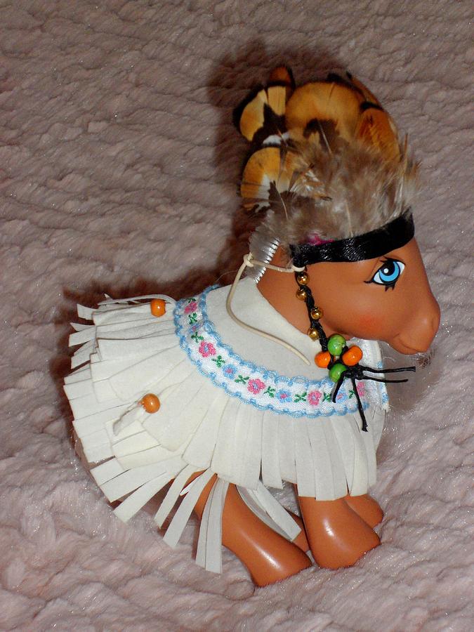 Horse Mixed Media - Handmade Complete Outfit For My Little Pony Jenny #3 by Donatella Muggianu