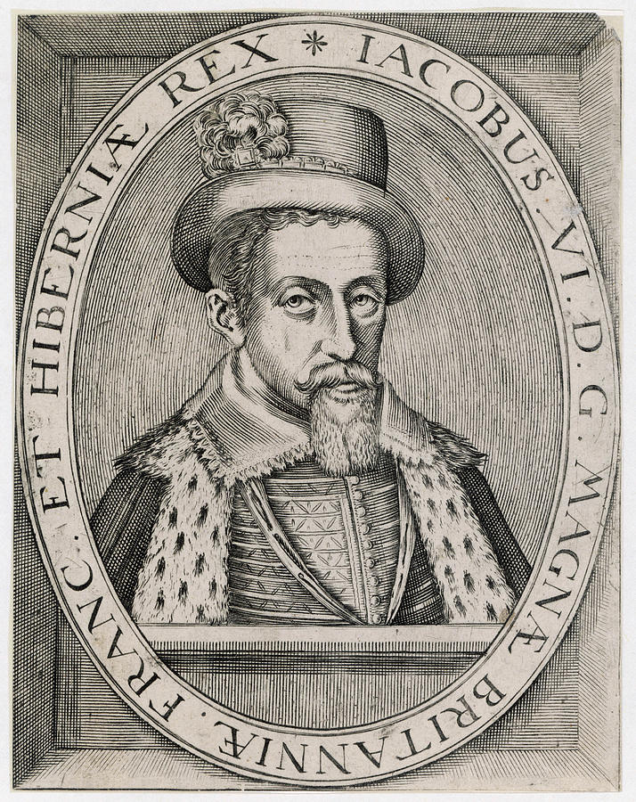 James I Of England James Vi Of Scotland Drawing by Mary Evans Picture ...