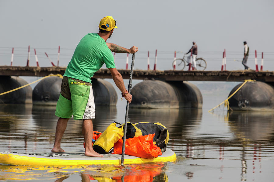 Varanasi Photograph - Kumbh Mela Paddle Expedition #9 by Ryan Salm Photography