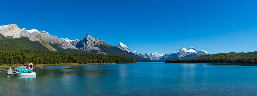 Lake With Mountains In The Background #9 Photograph by Panoramic Images