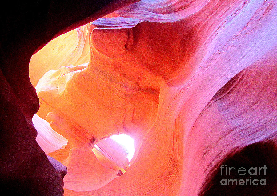 light symphony of Antelope canyon #8 Photograph by Kumiko Mayer