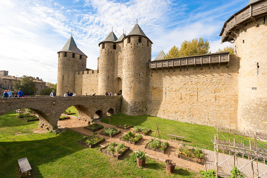 Medieval city of Carcassonne in France #10 Photograph by Marek Poplawski
