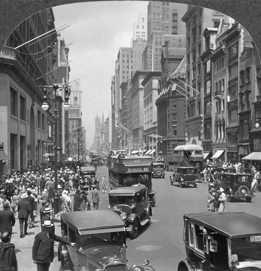 New York Fifth Avenue Photograph by Granger - Fine Art America