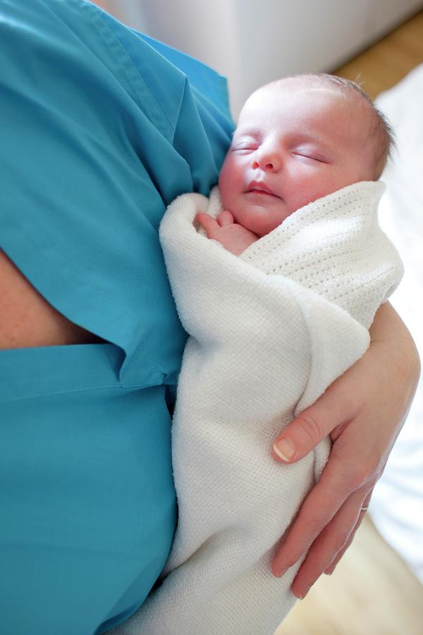 Newborn Baby Photograph by Ian Hooton/science Photo Library - Fine Art ...