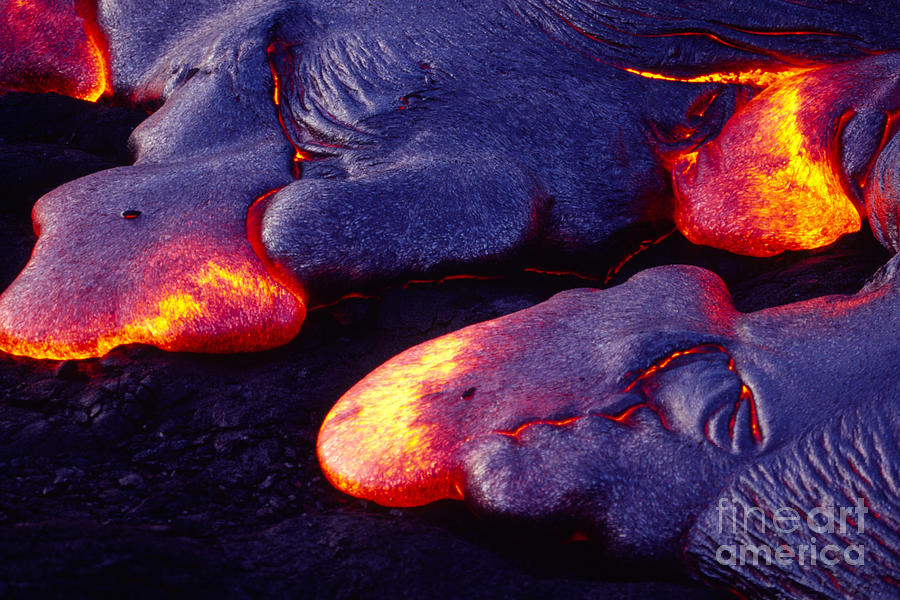 Pahoehoe Lava, Kilauea Volcano, Hawaii #9 Photograph By Douglas Peebles ...