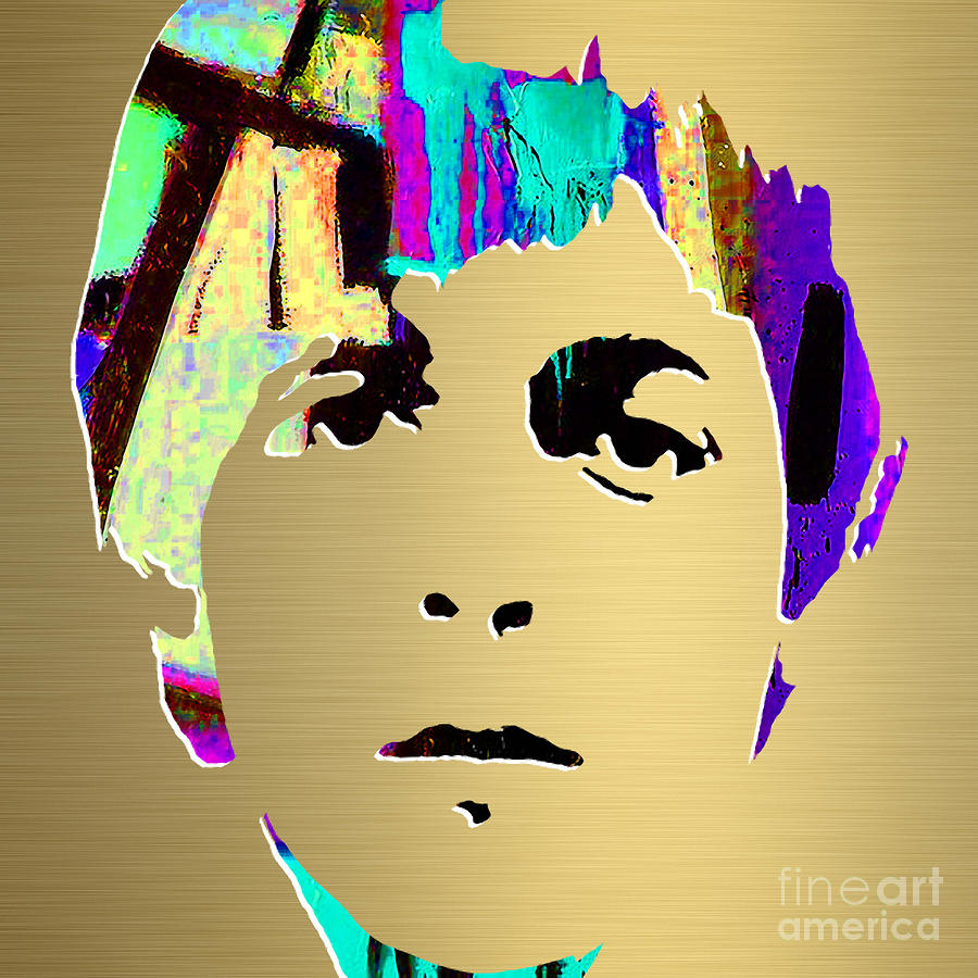 Paul McCartney Gold Series #9 Mixed Media by Marvin Blaine