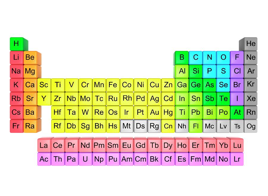 Periodic Table #9 Photograph by Alfred Pasieka/science Photo Library