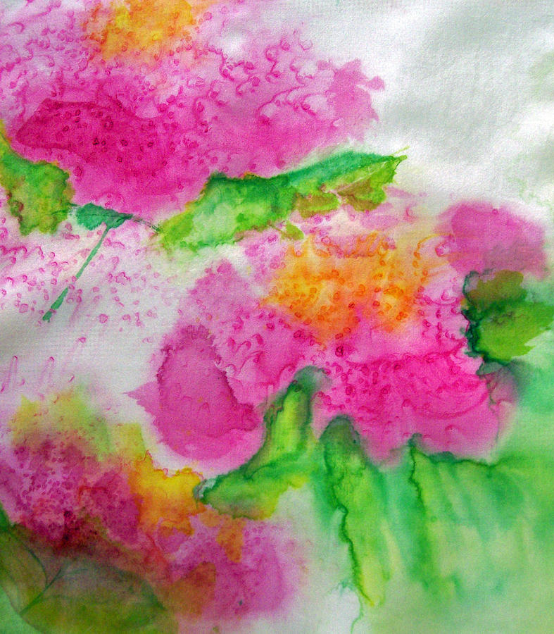 Flower Painting - Pink Peonies by Shan Ungar