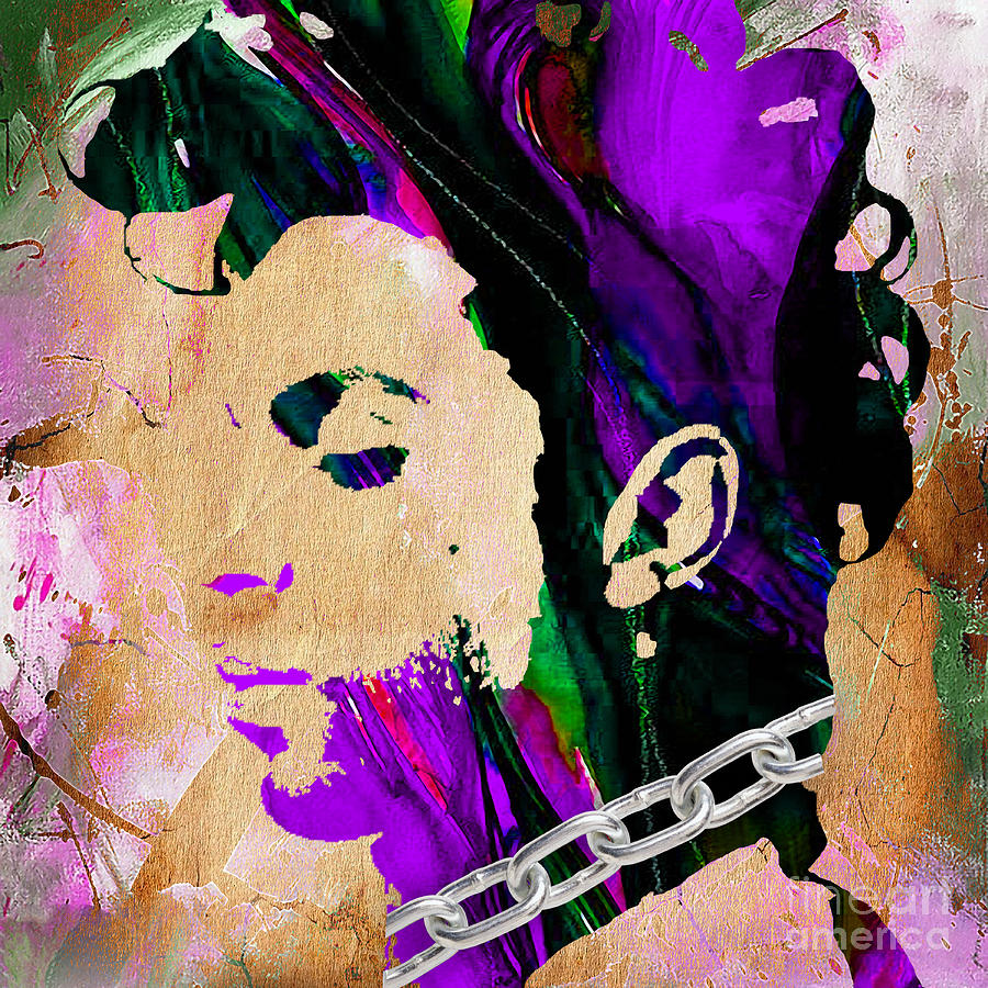 Prince Musician Mixed Media - Prince Collection #9 by Marvin Blaine