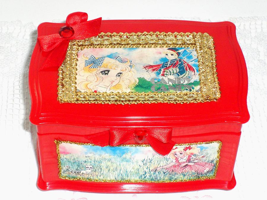 Vintage Mixed Media - Restored Candy Candy musical box vintage 70 #9 by Donatella Muggianu