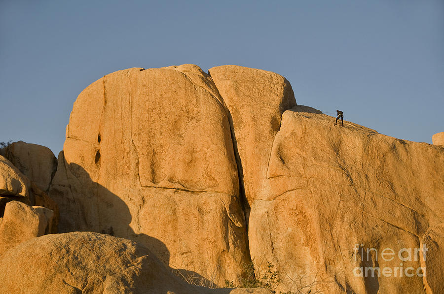 Rock Climber, Joshua Tree Np #9 Photograph by Mark Newman
