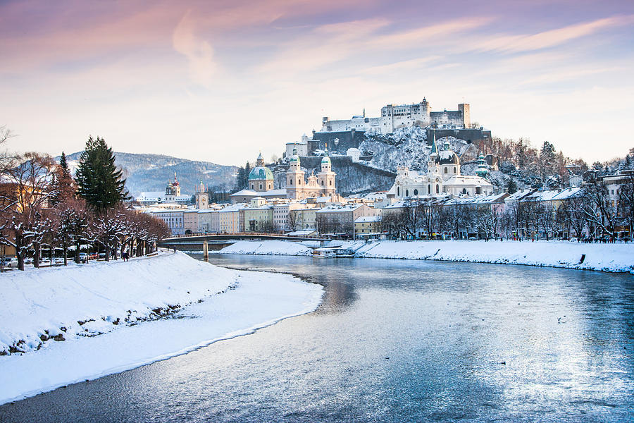 Salzburg in winter Photograph by JR Photography - Fine Art America