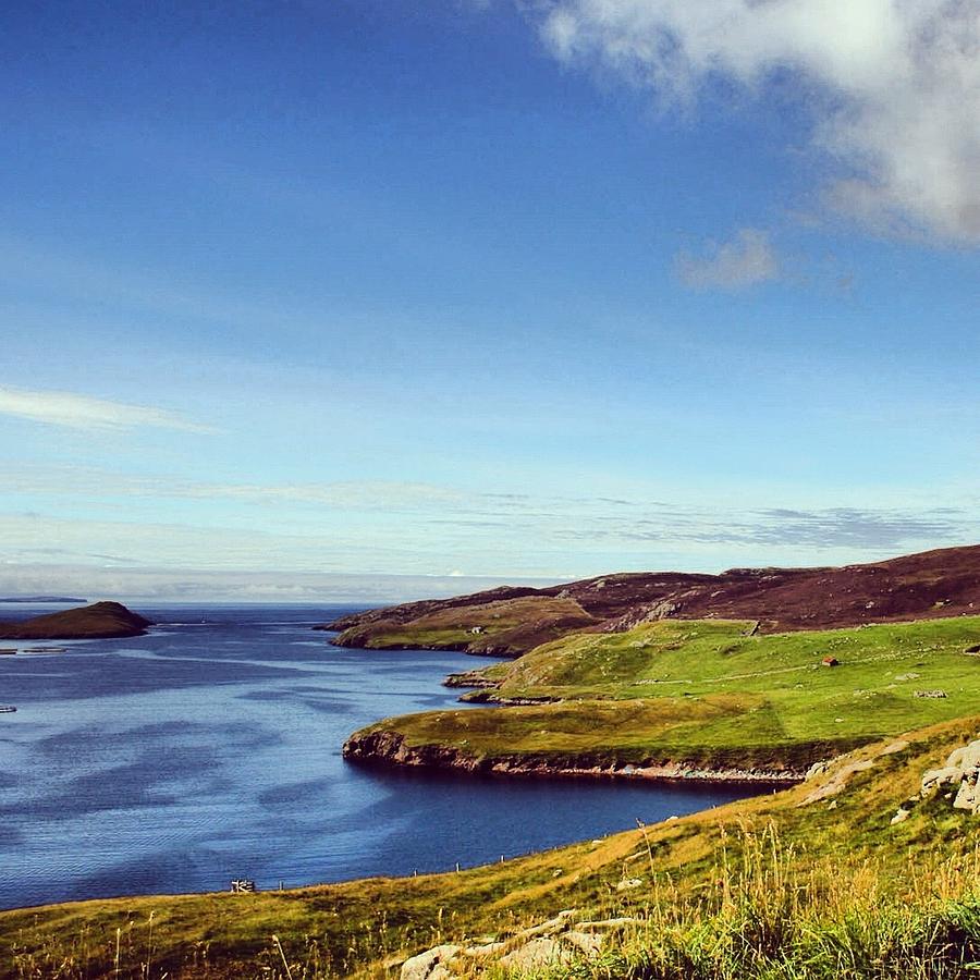 Nature Digital Art - Shetland Islands #9 by Luisa Azzolini
