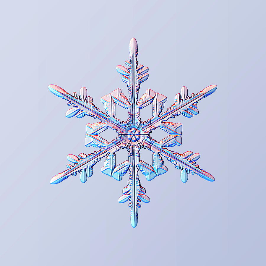 Snowflake #9 Photograph by Kenneth Libbrecht/science Photo Library
