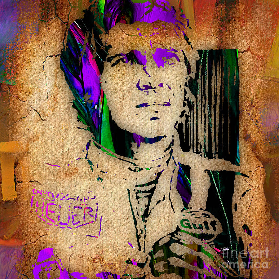 Steve McQueen Collection #9 Mixed Media by Marvin Blaine