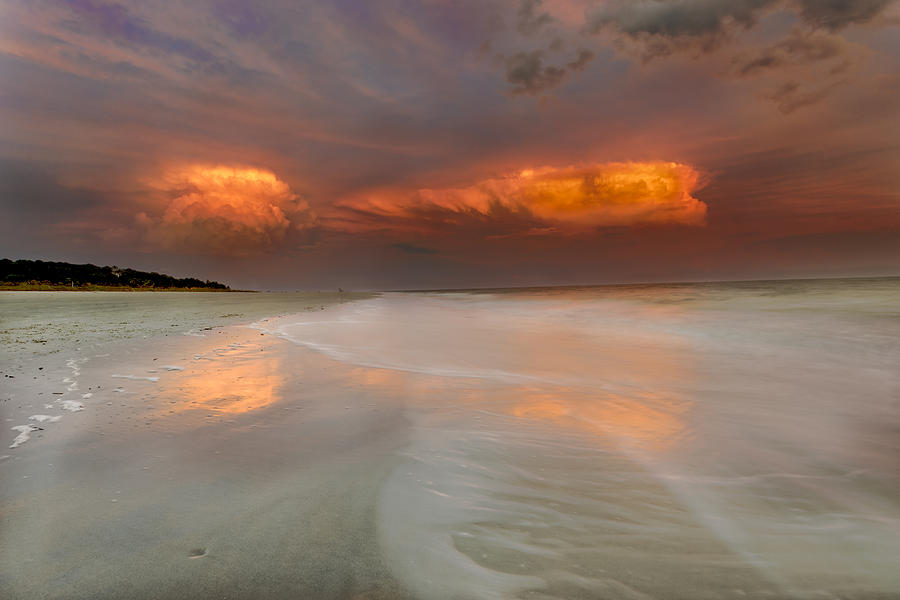 Sunset on Hilton Head Island #9 Photograph by Peter Lakomy