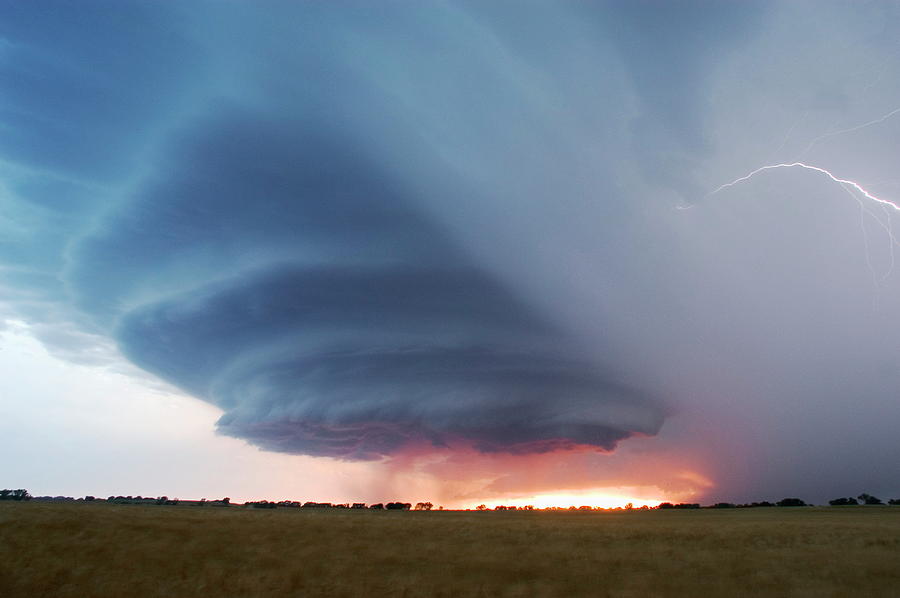 Supercell Thunderstorm #9 Photograph by Jim Reed/science Photo Library