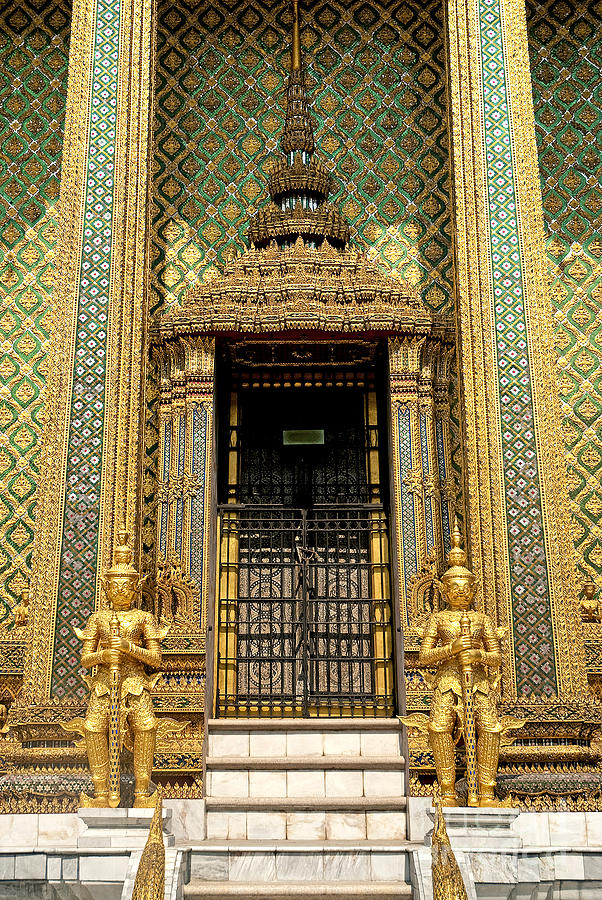 Temple In Grand Palace Bangkok Thailand Photograph