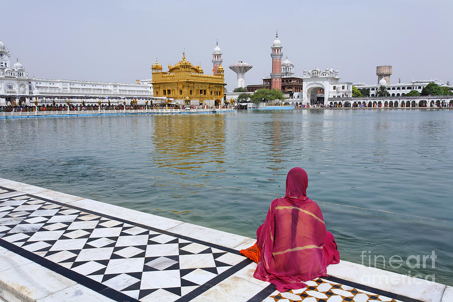 Architecture Photograph - The Golden Temple at Amritsar India #9 by Robert Preston