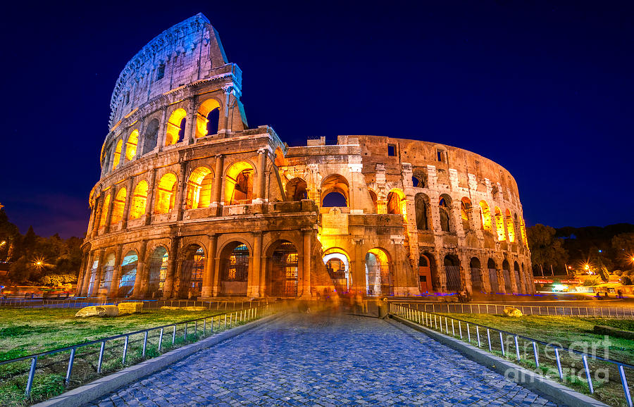 The Majestic Coliseum - Rome #9 Photograph by Luciano Mortula