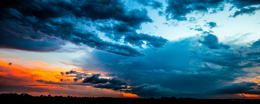 The Sunset after the Supercell #1 Photograph by NebraskaSC
