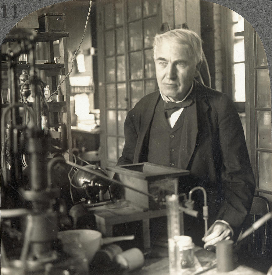 Thomas Edison (1847-1931) #9 Photograph by Granger