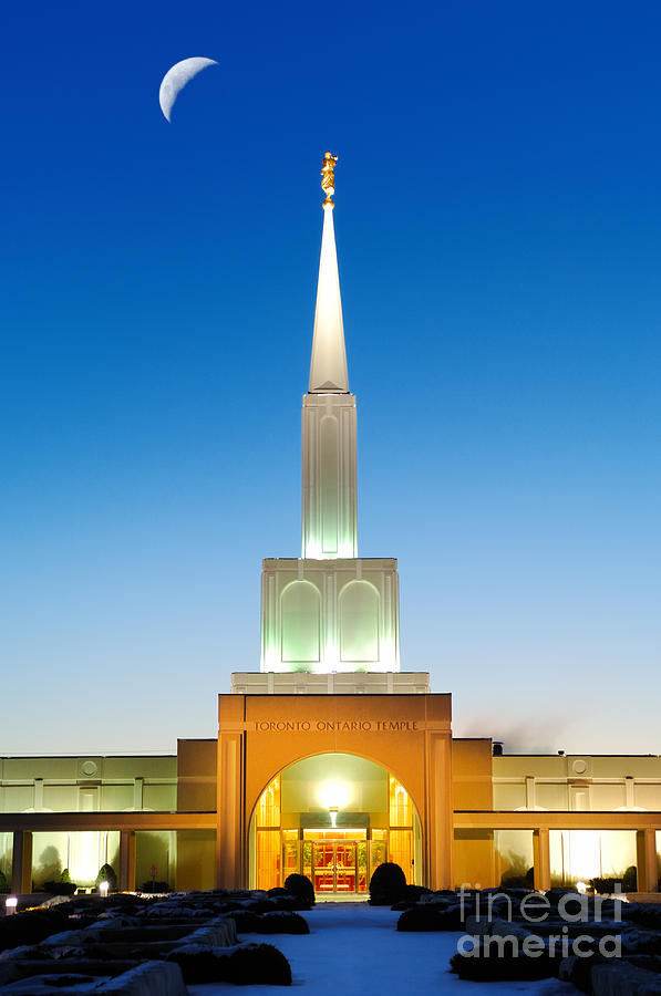 Toronto LDS Mormon Temple #9 Photograph by Laurent Lucuix