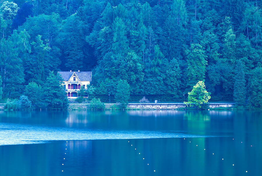 Summer Photograph - View across Lake Bled #9 by Ian Middleton