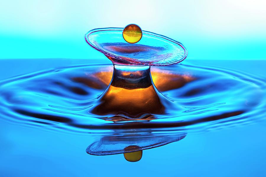 Water Drop Impact #9 Photograph by Frank Fox/science Photo Library