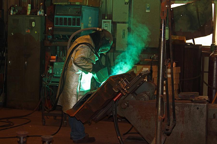 Welding Photograph by Ronald Olivier - Fine Art America