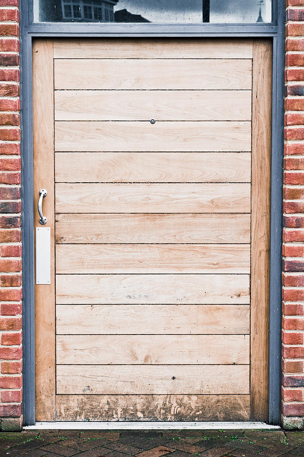 Architecture Photograph - Wooden door #9 by Tom Gowanlock