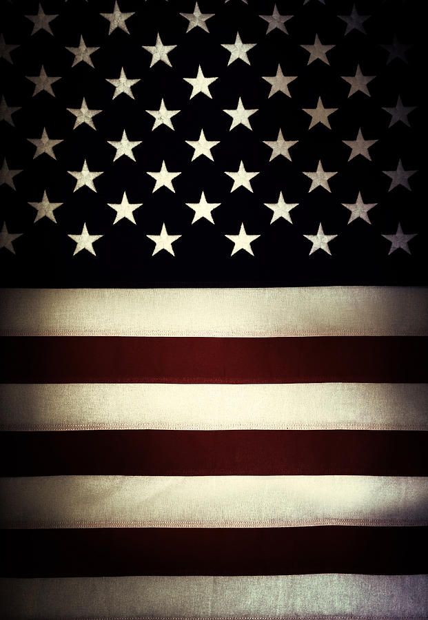 Independence Day Photograph - American flag 60 by Les Cunliffe