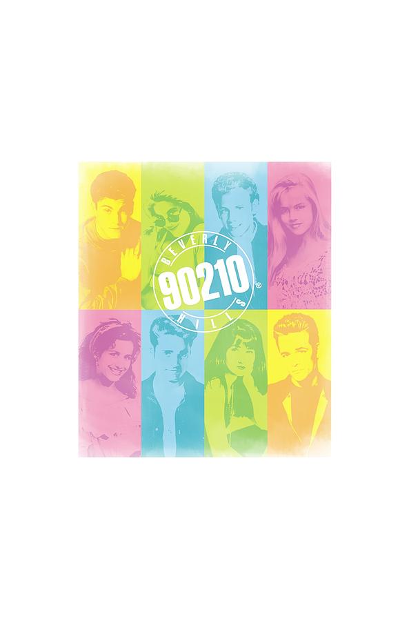 Beverly Hills Digital Art - 90210 - Color Block Of Friends by Brand A