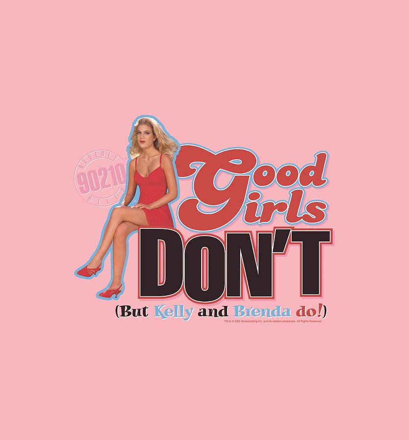 Beverly Hills Digital Art - 90210 - Good Girls Dont by Brand A