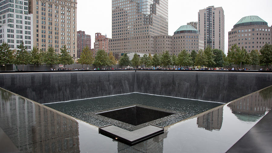 911 Memorial Pool NYC Photograph by Jack Nevitt