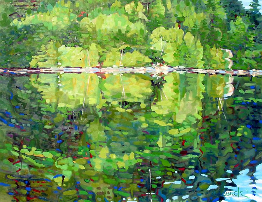 Impressionism Painting - 911-Sherborne Lake by Phil Chadwick