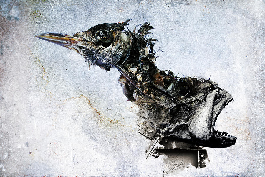 Fish Digital Art - In Death is Unity by Victor Slepushkin