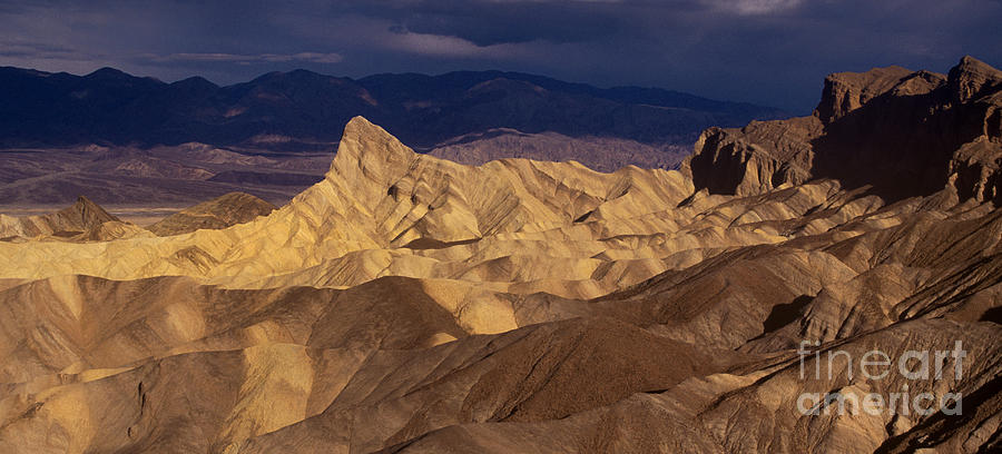 915000004 Panoramic Manly Beacon Zabriski Point Death Valley Nat Photograph by Dave Welling