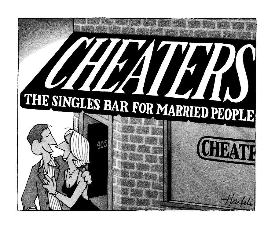 Cheaters Drawing by William Haefeli