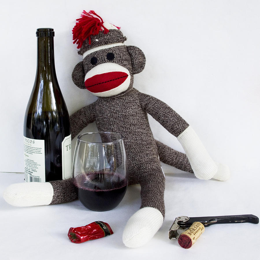 Monkey Photograph - 94 Points Wine Advocate by William Patrick