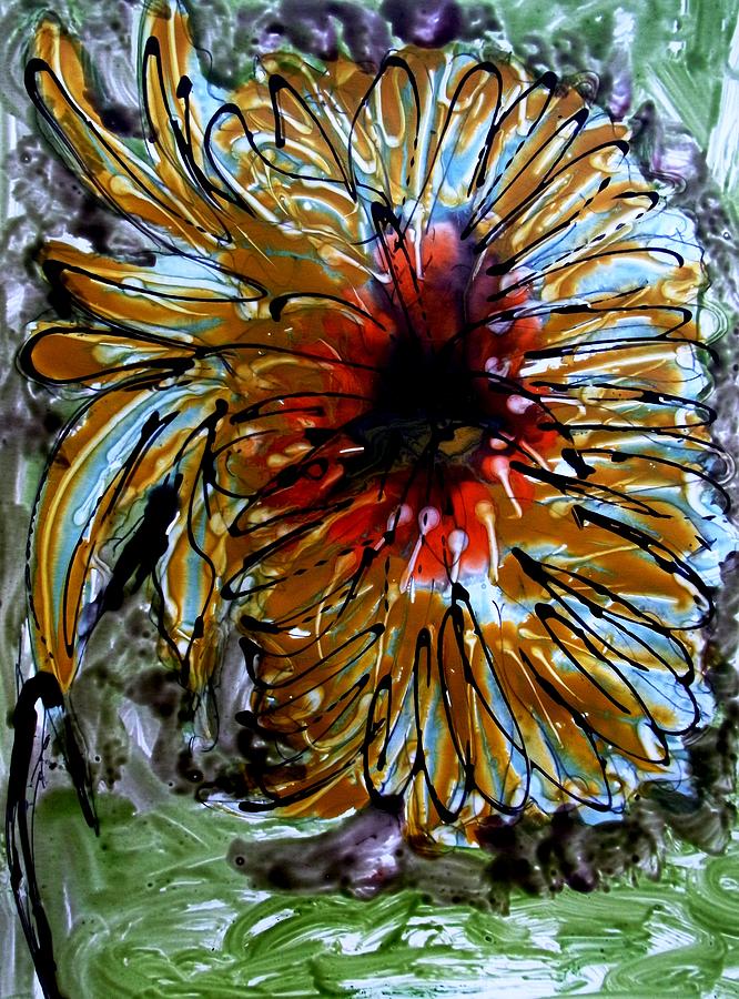 Heavenly Flowers #956 Painting by Baljit Chadha