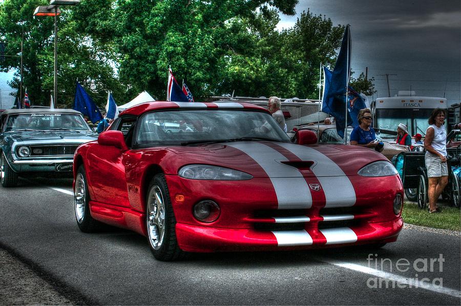 Car Photograph - 96 Viper by Tommy Anderson