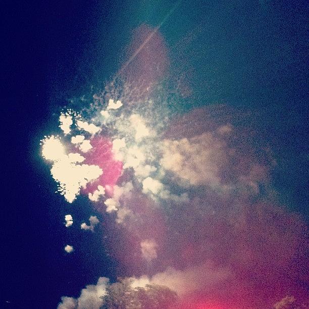 Fireworks Photograph - American Smoke by Sarah Miller