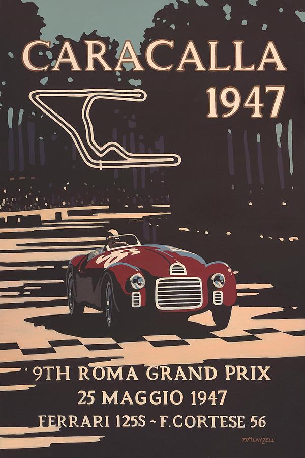 9th Roma Grand Prix 1947 Digital Art by Georgia Clare