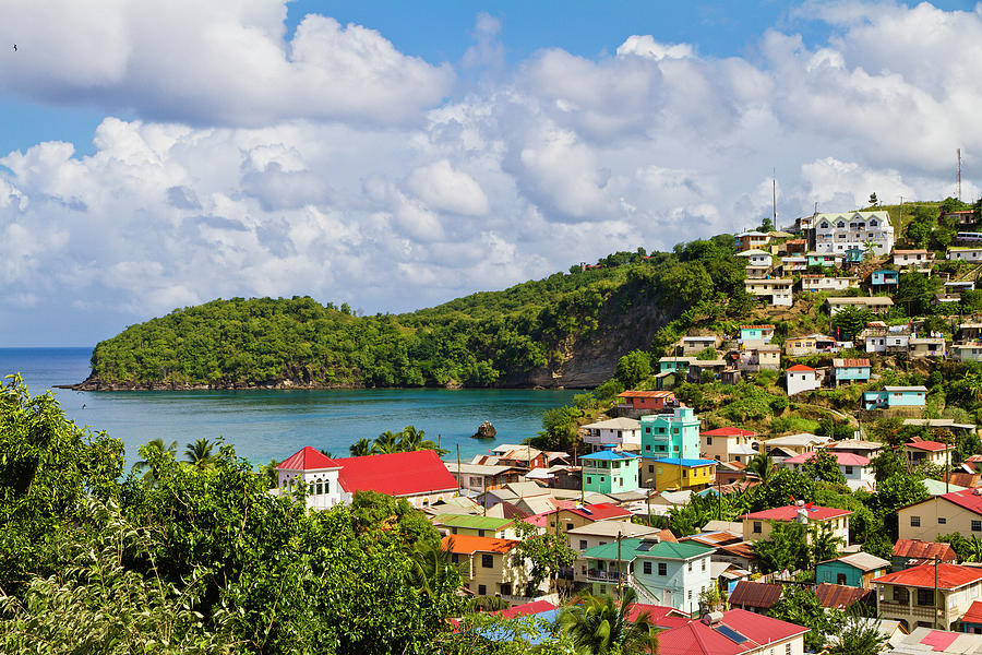 A Aerial View Of The Island Of St Lucia Photograph by Oriredmouse